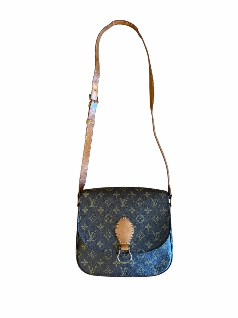 Louis Vuitton Saint Cloud GM Shoulder Bag in Classic Monogram Canvas